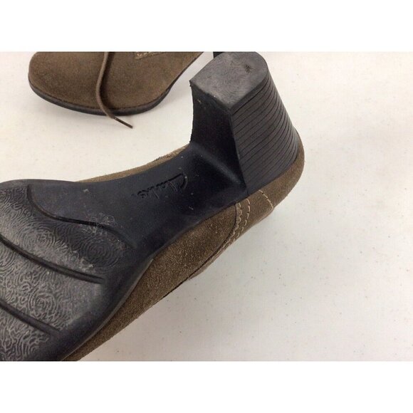Clarks Suede Ankle Boots Womens 9 - Picture 2 of 7